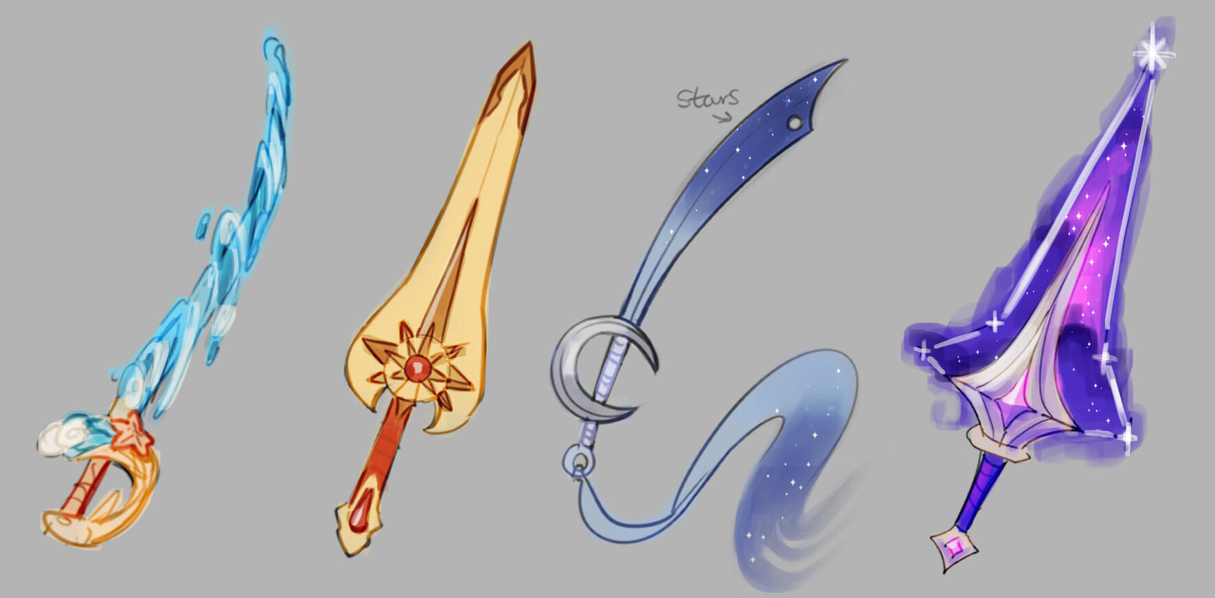 Continued sword prop ideations