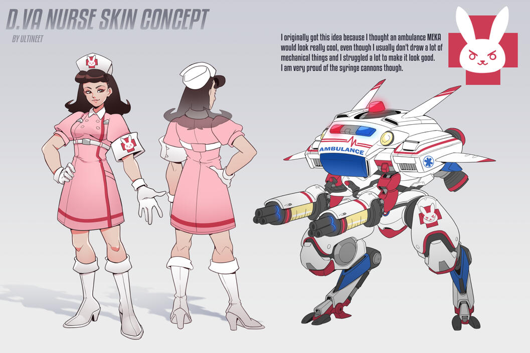 D.Va Nurse Skin Concept