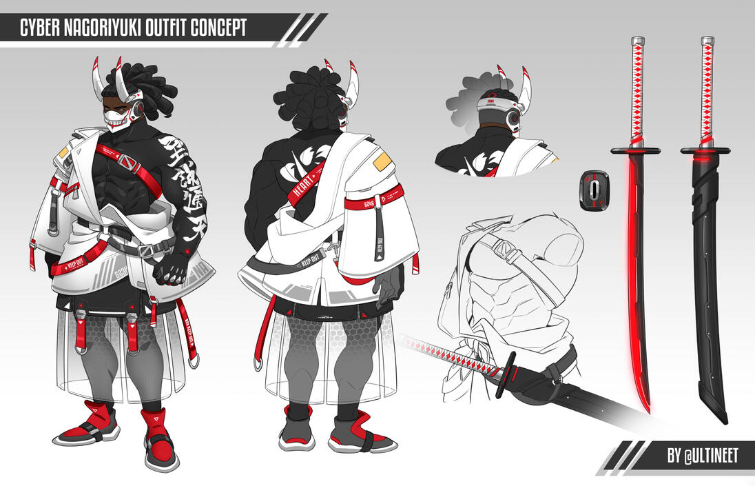 Cyber Nagoriyuki outfit concept