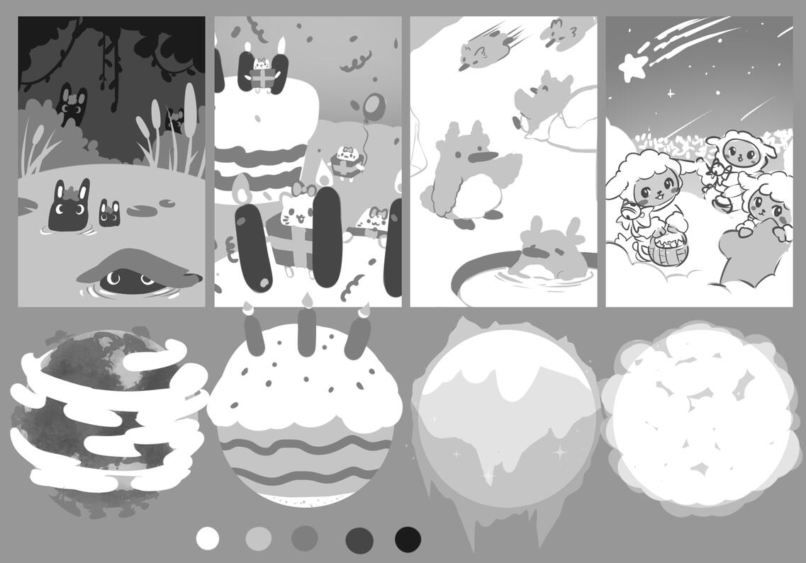 Ideations for the planets